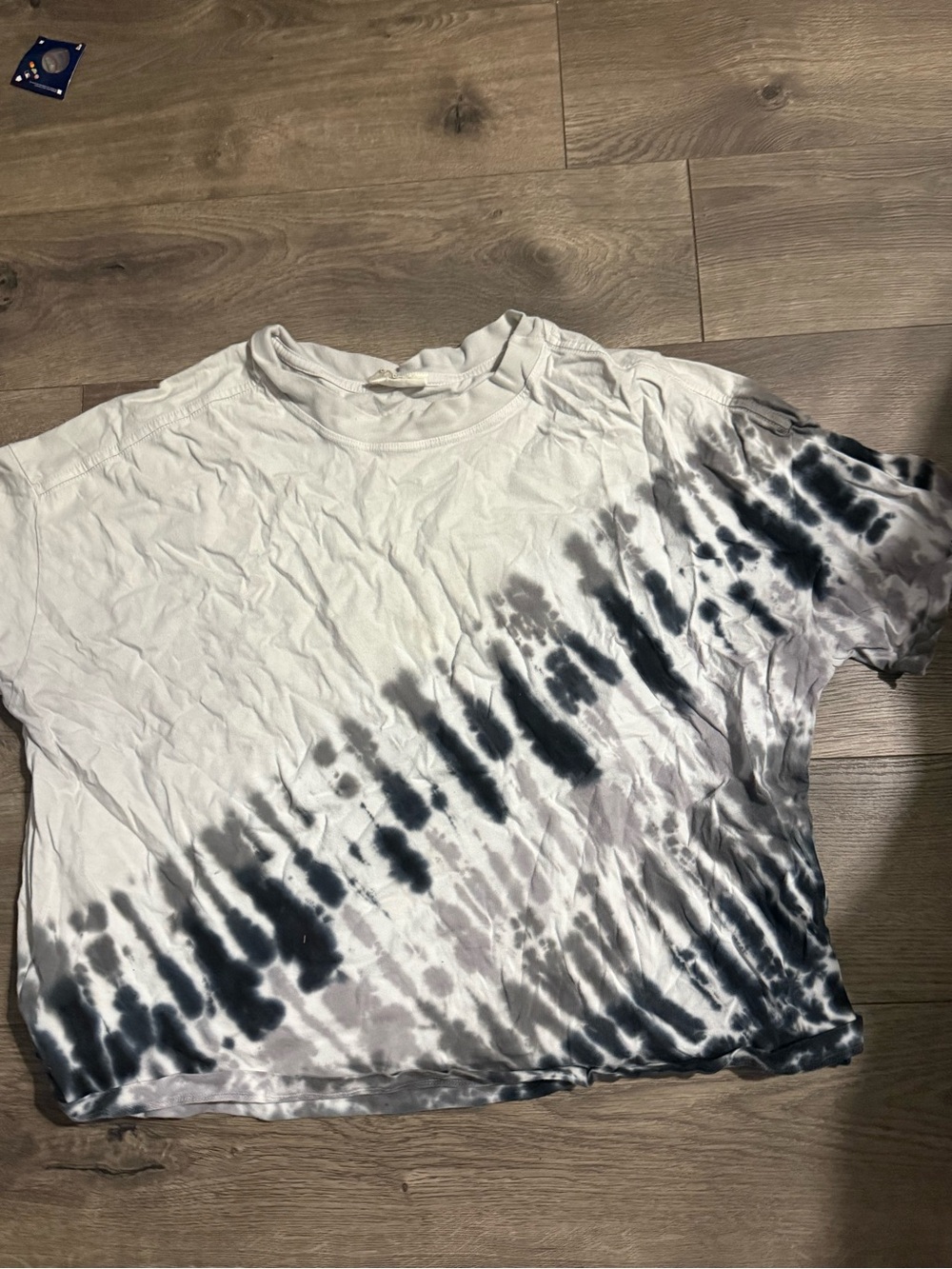 Electric and rose tie dye boxy tee